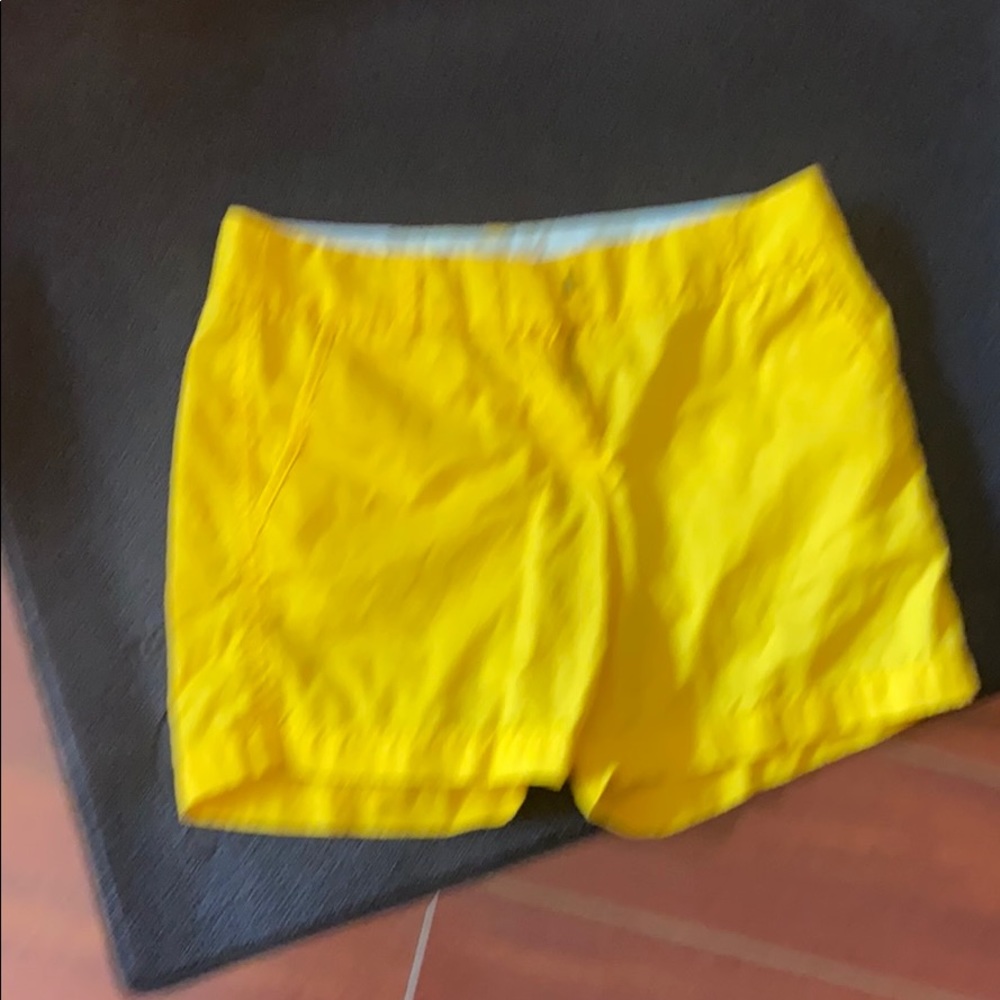 Jcrew chino yellow shorts